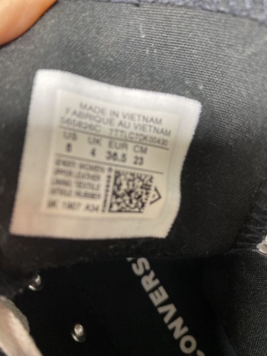 Sapatilhas  All Star-Converse pele 36,5 novas/pretas