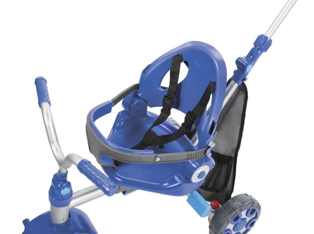 NOWY Rowerek trójkołowy Little Tikes 4w1 niebieski