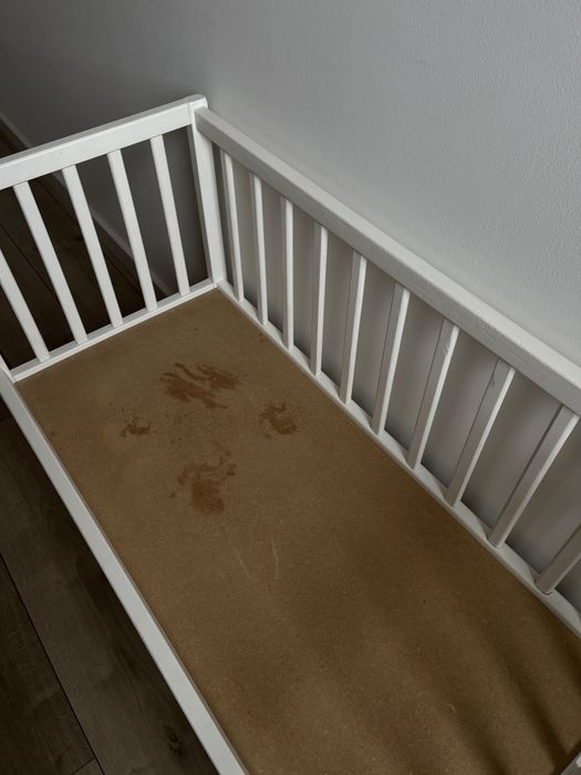 Dostawka do lóżka dla dziecka 90x40 drewniana biala