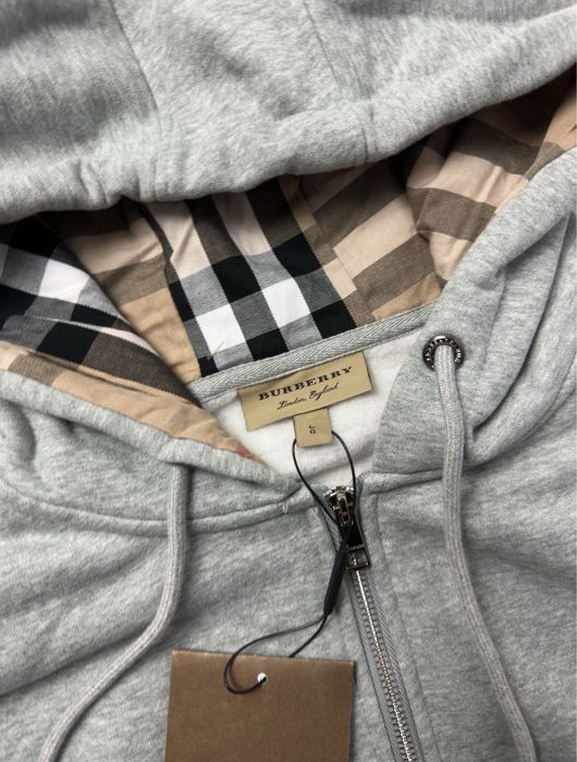 Зіп худі Burberry чоловіча | зіпка барбері топ якість