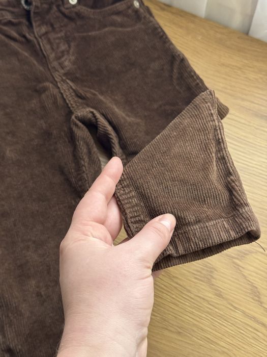 Коричневі Вельветові шоколадні штани дитячі  zara