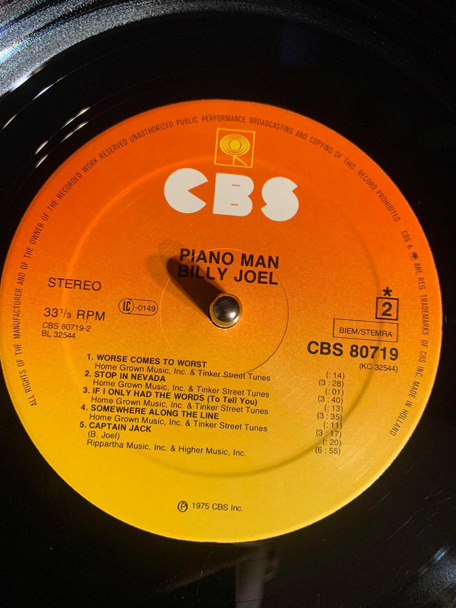 Billy Joel “Piano Man” LP