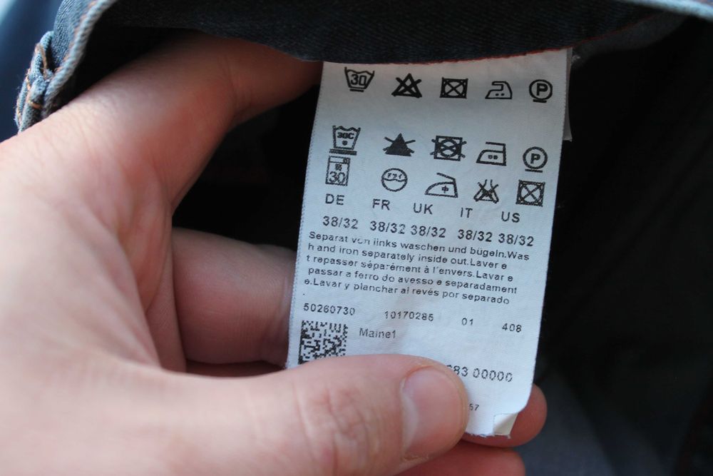 Мужские джинсы Hugo Boss Оригинал темно-синие Л-ХЛ W36-W38 и L32