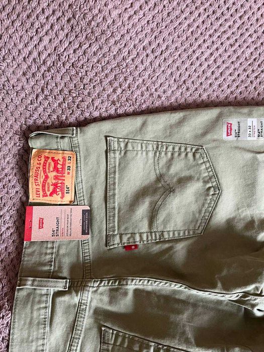 Джинси (штани, чінос) Levi's 514 Straight Fit Loden Green (w33 l32)