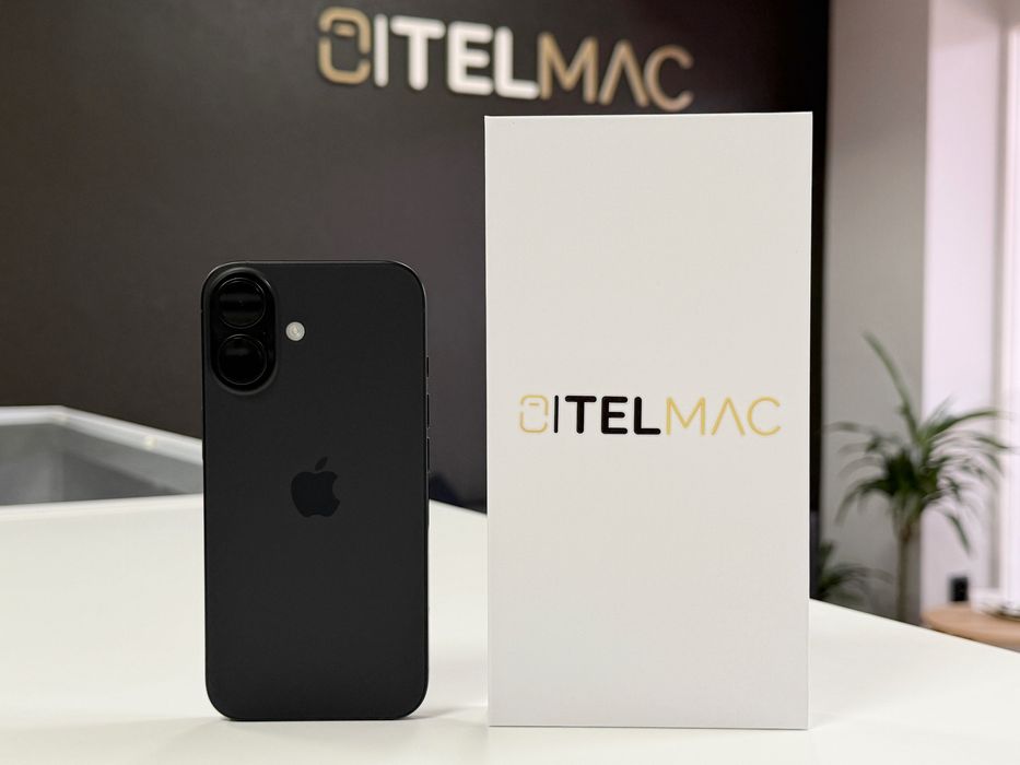 Apple iPhone 16 128GB 5G NOWY • Black • Gwarancja