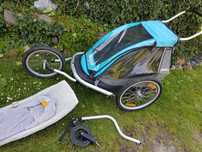 Croozer kid for 1 przyczepka rowerowa riksza wózek biegowy  3w1