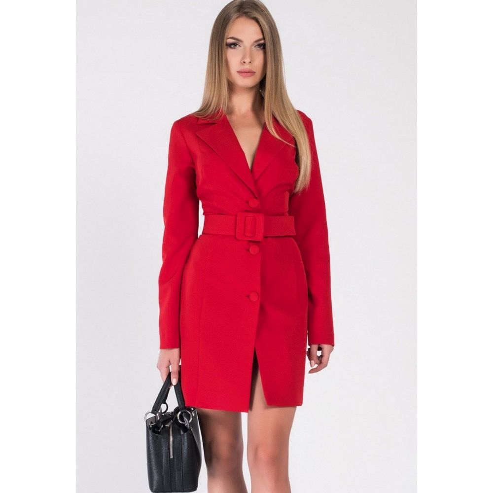 Сукня жіноча червона КР-10178-14