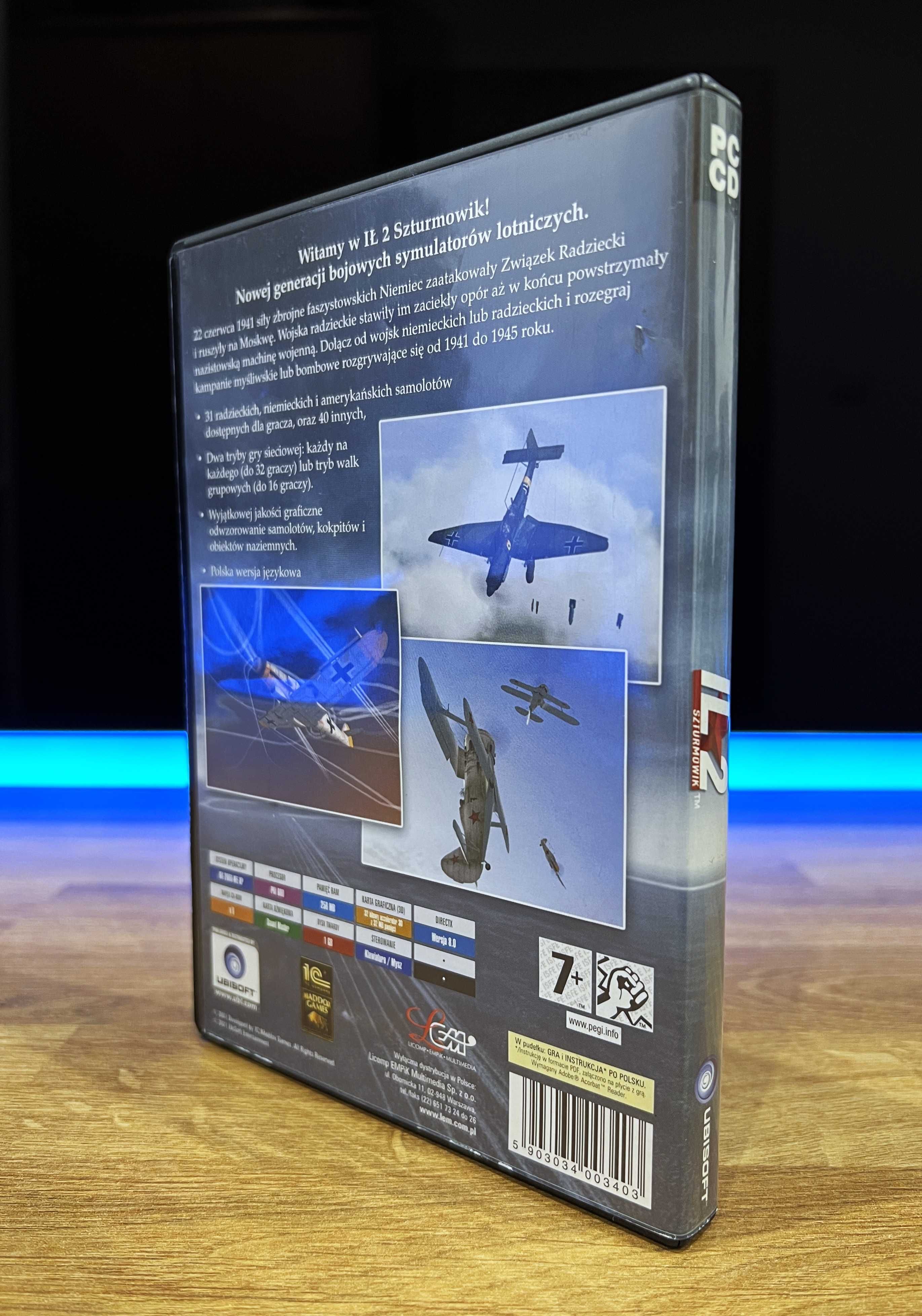 IL-2 Sturmovik (PC PL 2001) DVD BOX polskie wydanie