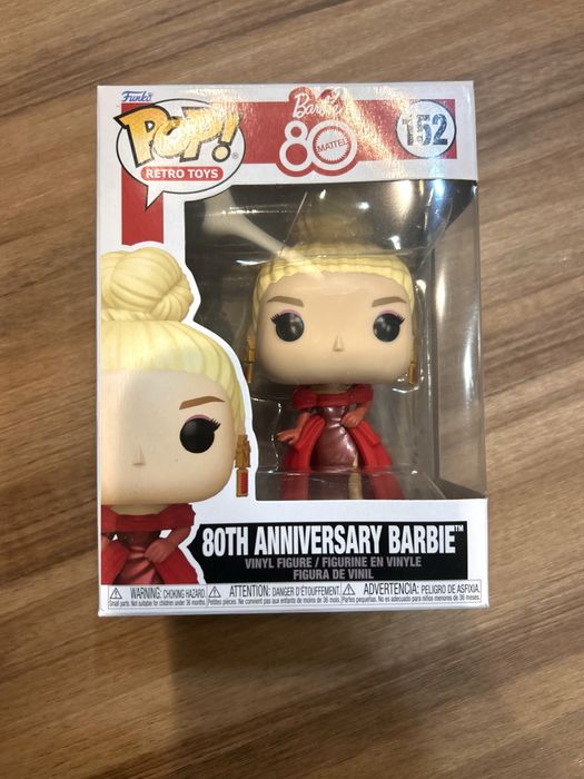 Funko pop barbie - edição especial 80º aniversário