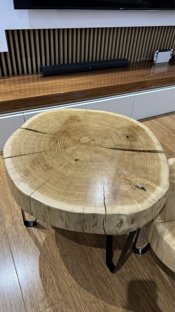 Stolik dębowy stoliki dębowe plaster drzewa