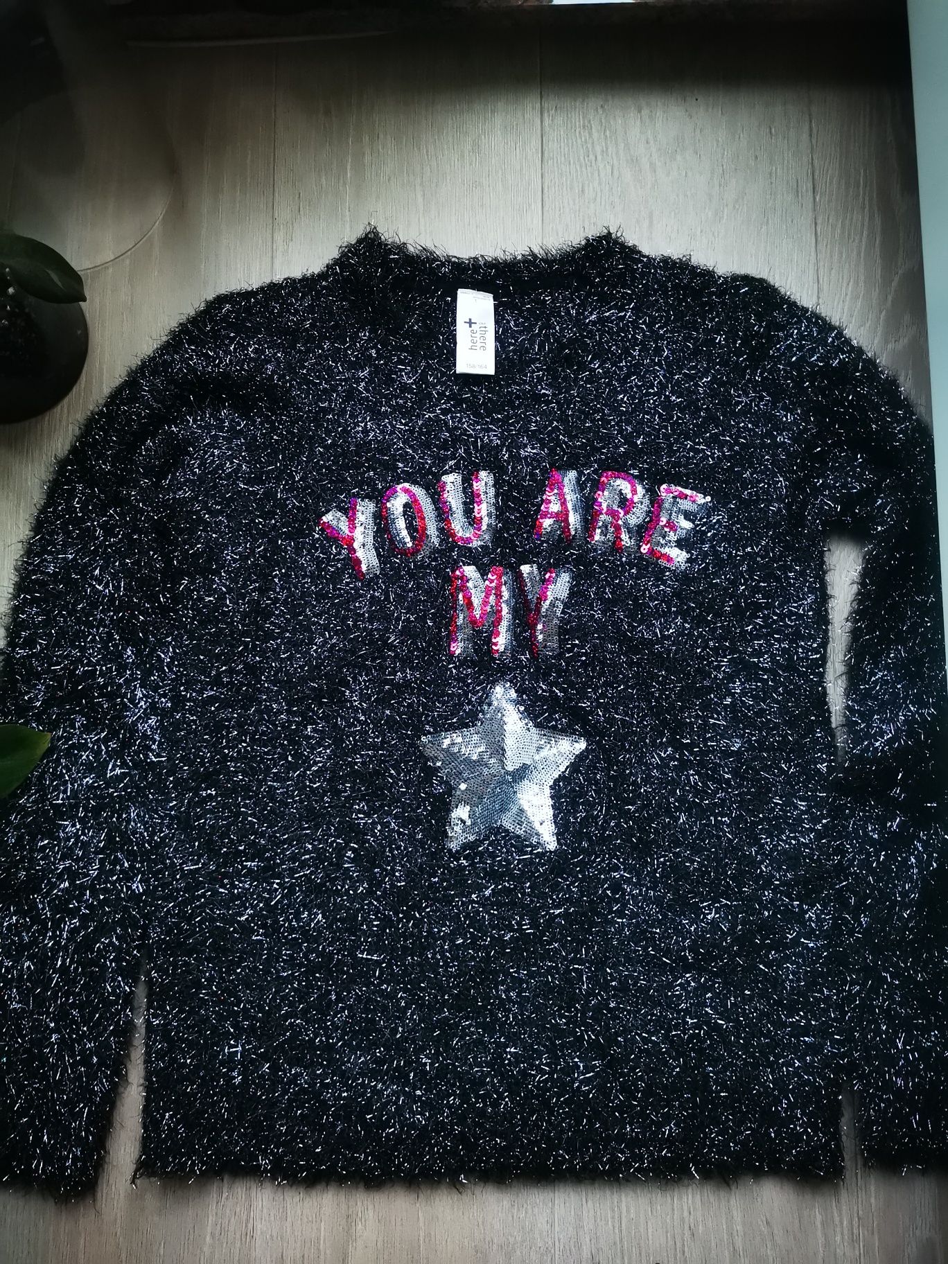 Sweter świąteczny You are my Star 158/164