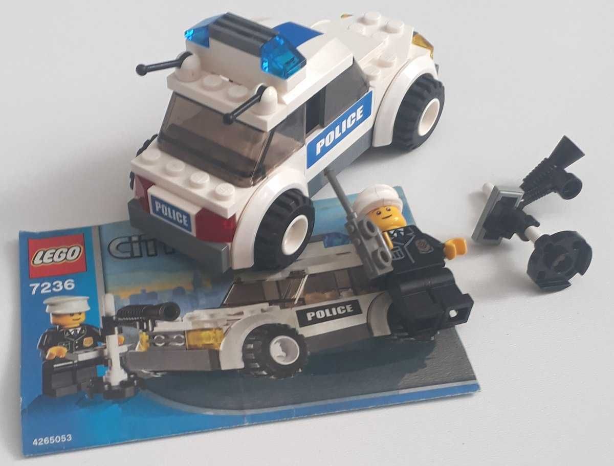 Klocki LEGO city radiowóz policyjny 7236 police car + instrukcja