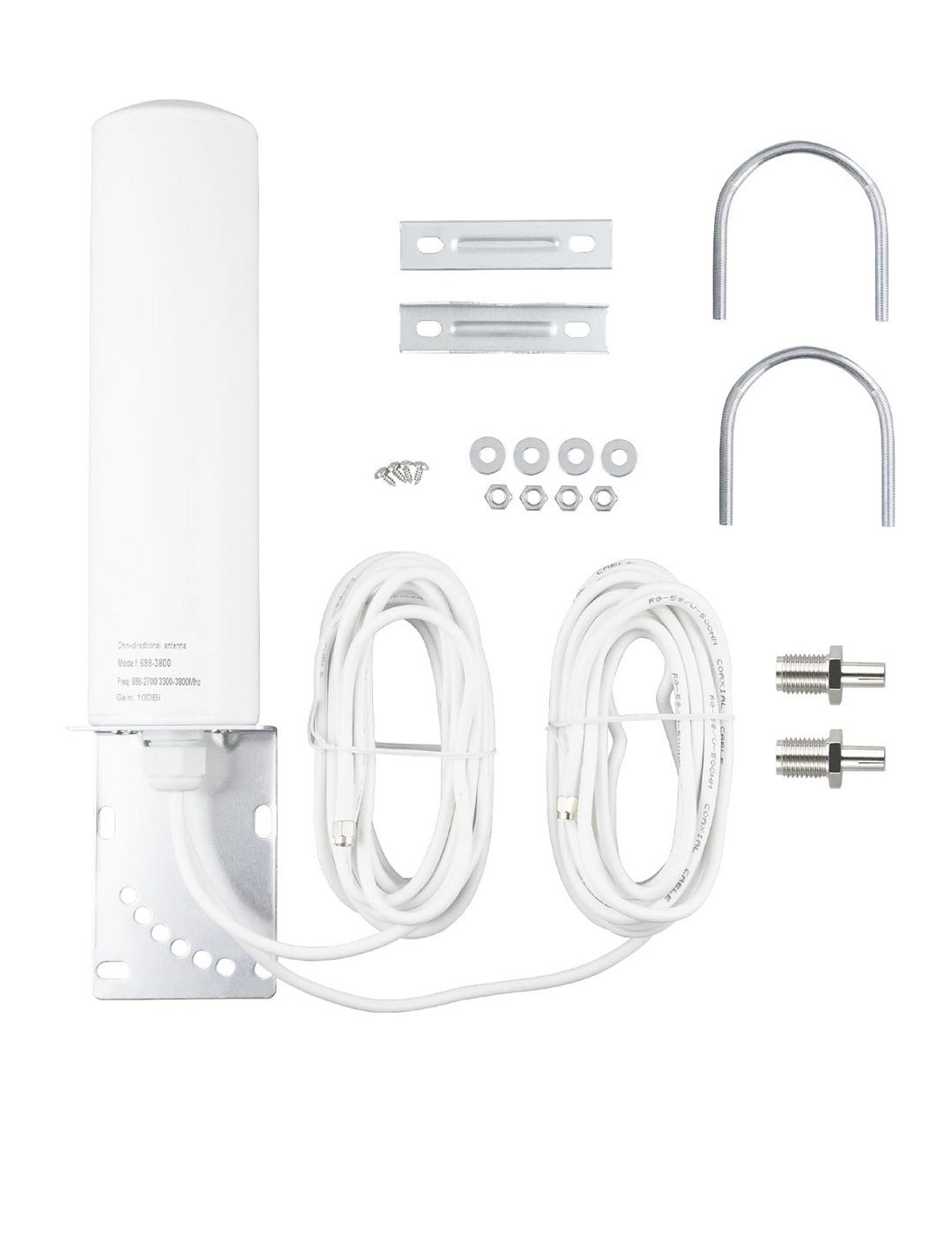 Antena zewnętrzna Bombrier 4G 5G SMA/TS9 do CPE - Nowa