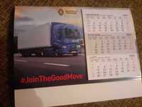 Kalendarz składany Renault Trucks 2024