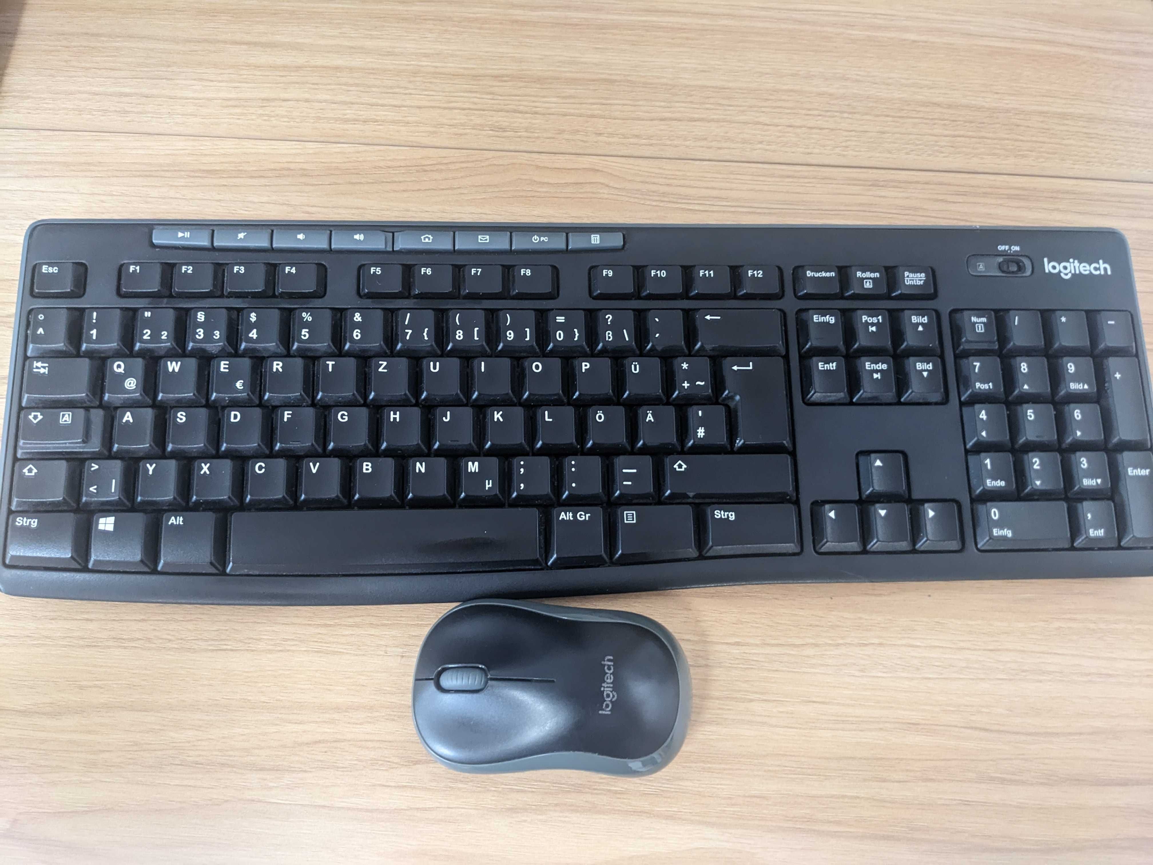 Klawiatura i myszka bezprzewodowa Logitech zestaw