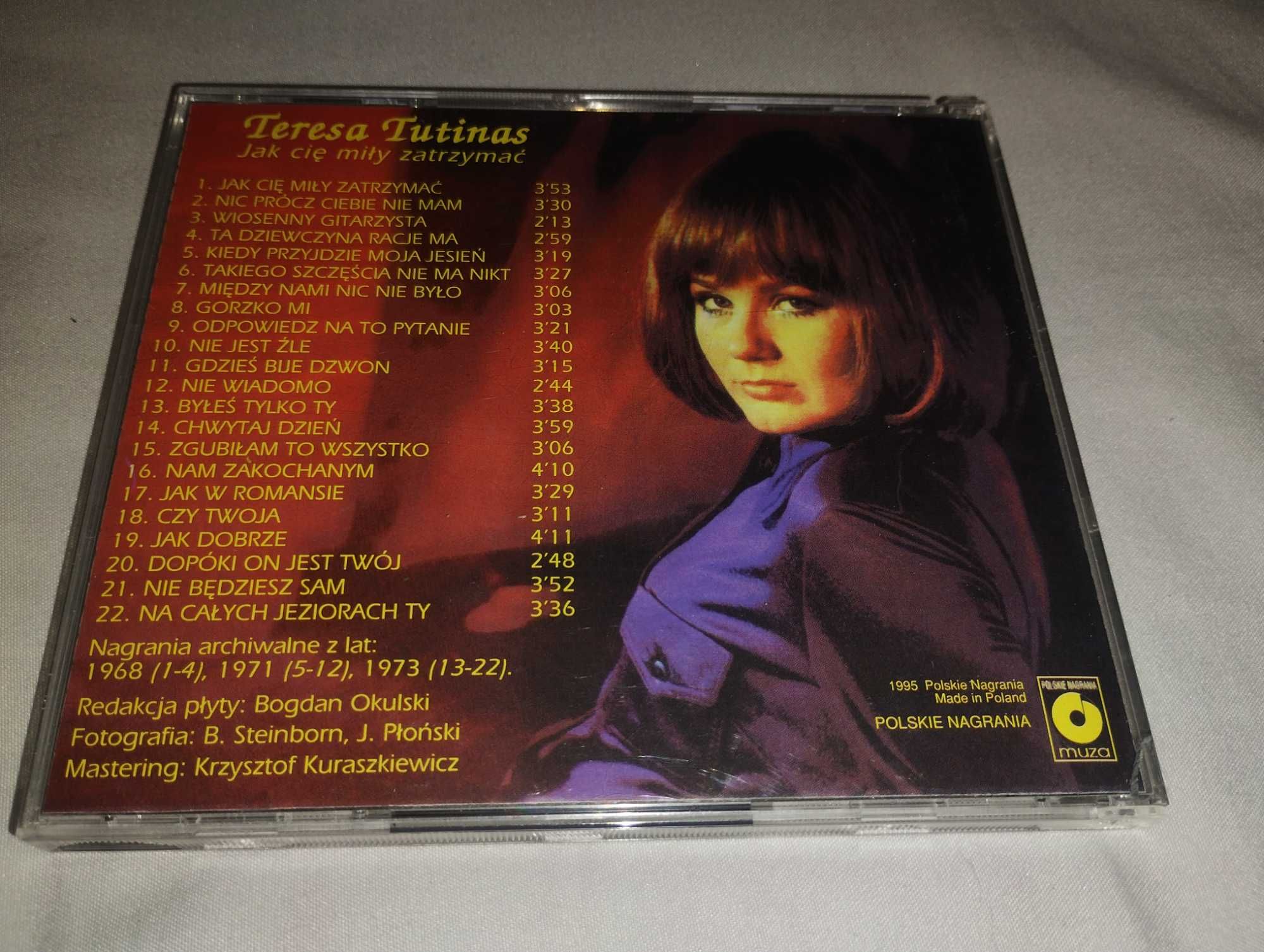 Teresa Tutinas Jak cię miły zatrzymać CD