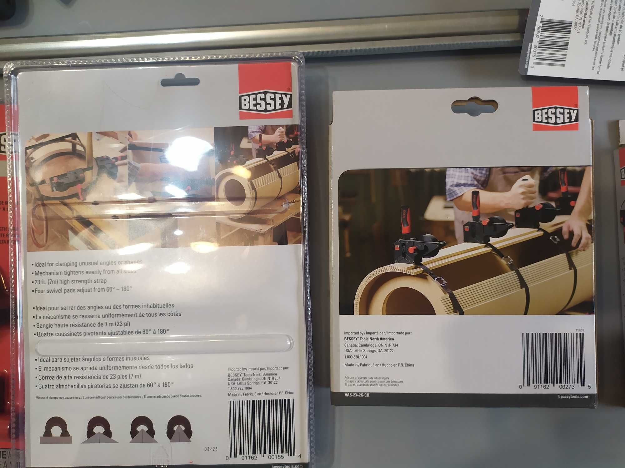 Cтрічкові та корпусні струбцини німецької фірми Bessey