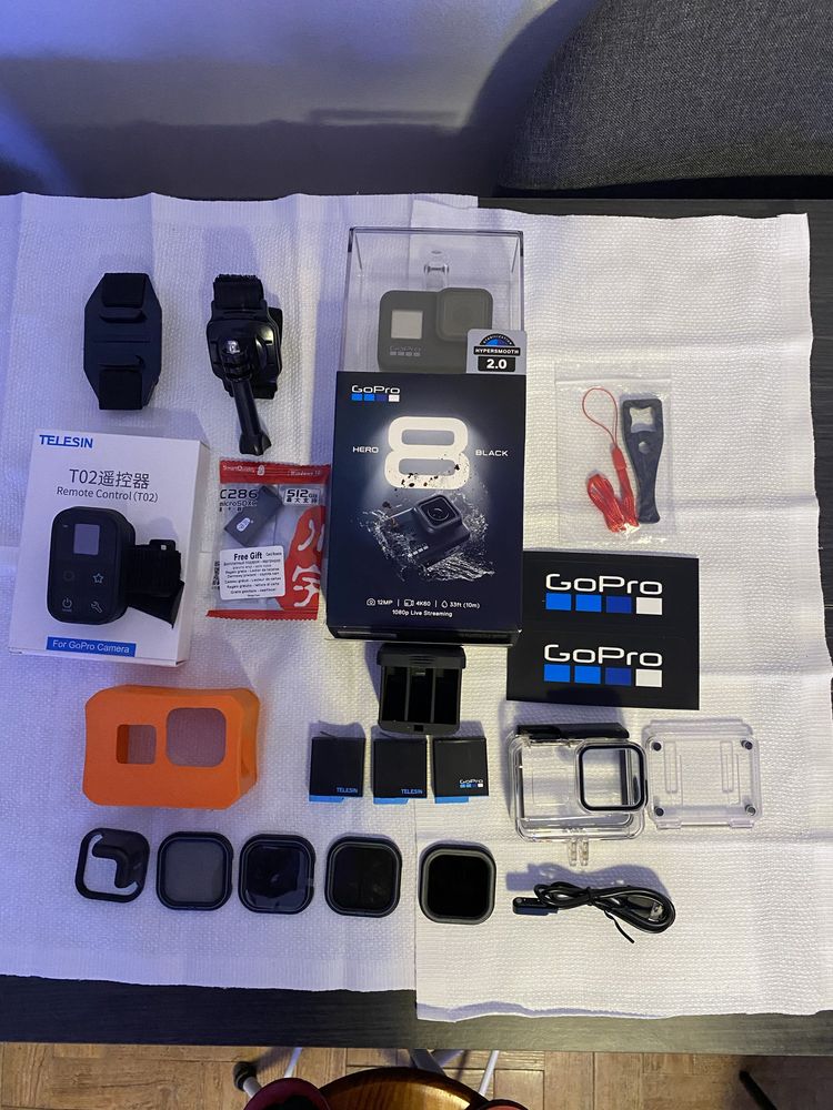 Gopro Hero 8 Black (varios extras)