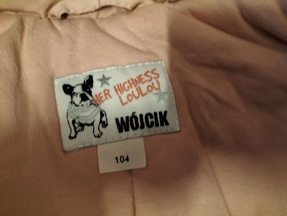 Kurtka dziewczęca Wójcik, r.104, pudrowy róż