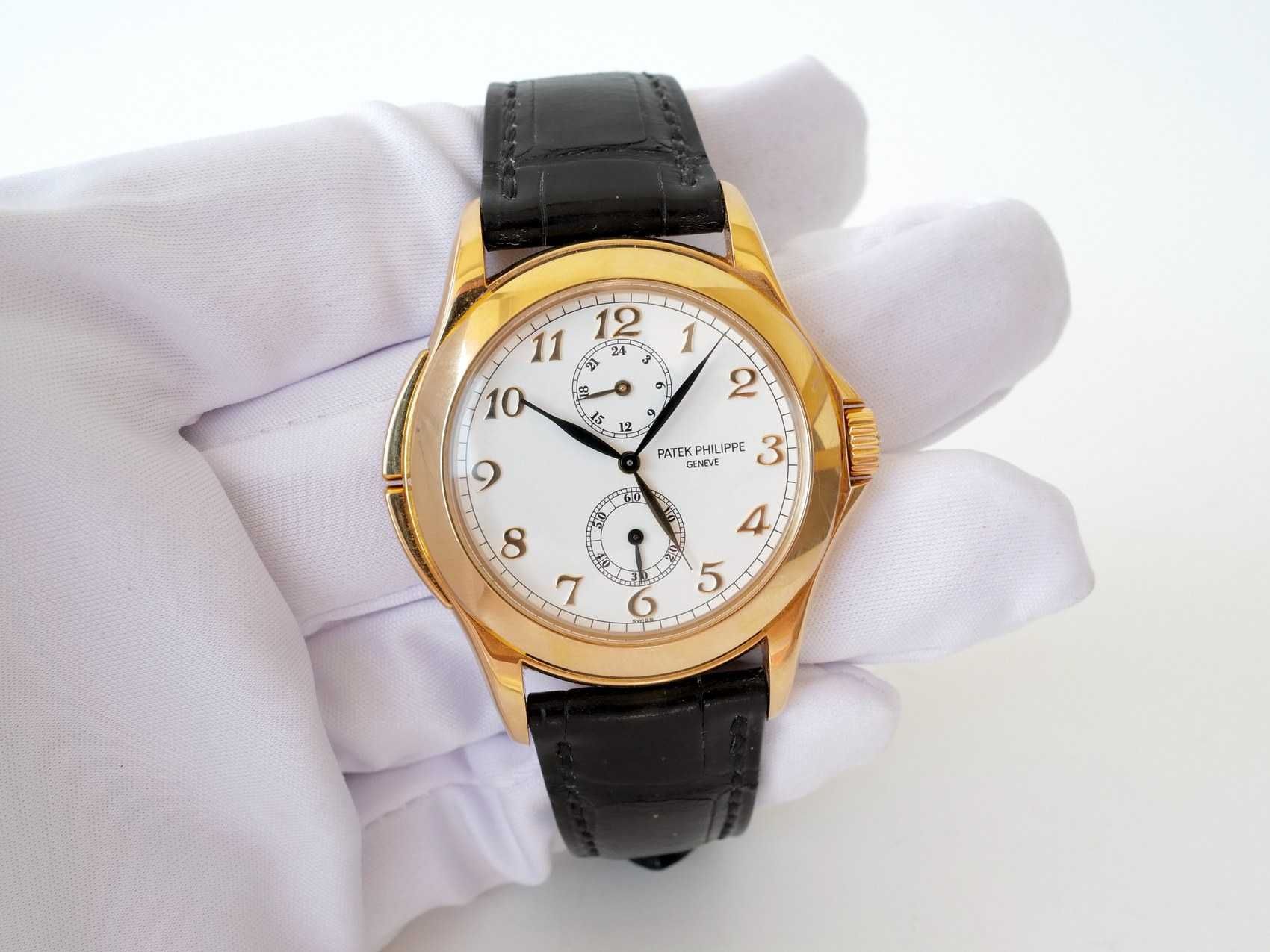 Patek Philippe Calatrava Travel Time 18K Yellow Gold