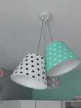 Lampa i lampka w gwiazdki