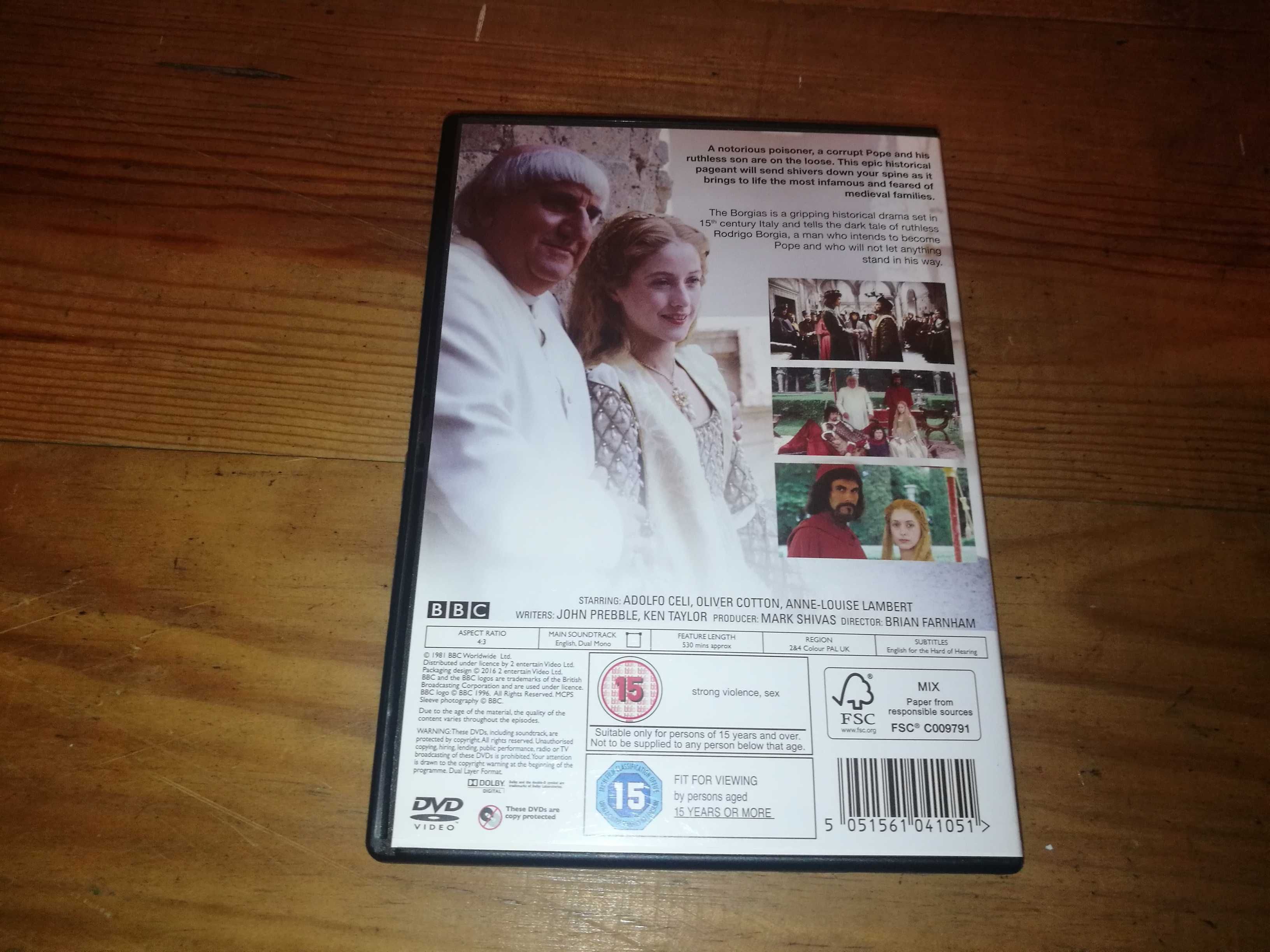 THE BORGIAS	3XDVD (legendagem em Inglês)