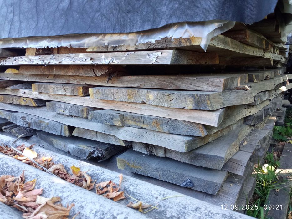 Дошка необрізна. Сосна, суха 40-50 мм