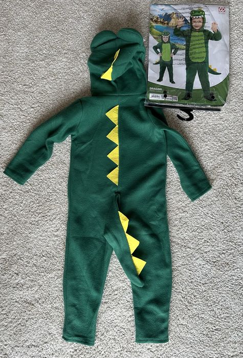 Fato de carnaval - dinossauro / dragão - 3/4 anos