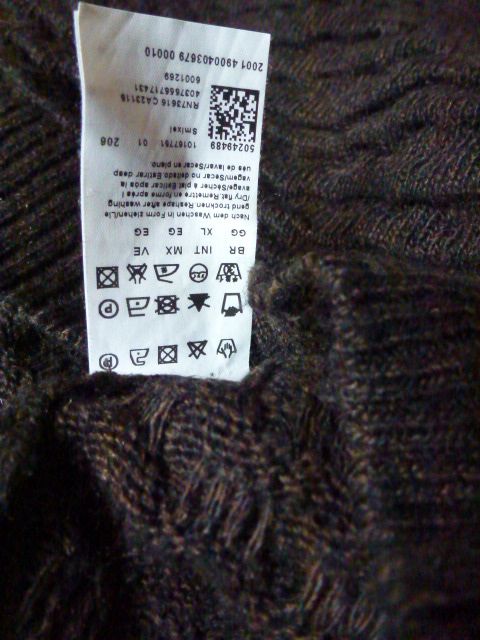 BOSS HUGO BOSS sweter XL/XXL męski oryginalny jak nowy brązowy