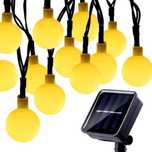 Girlanda lampki ogrodowe solarne  20 LED 5M barwa ciepła.PRZESYŁKA 5zł