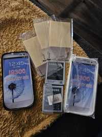 Całość - Samsung Galaxy S3 bateria x2 + 3x folia + 3x folia