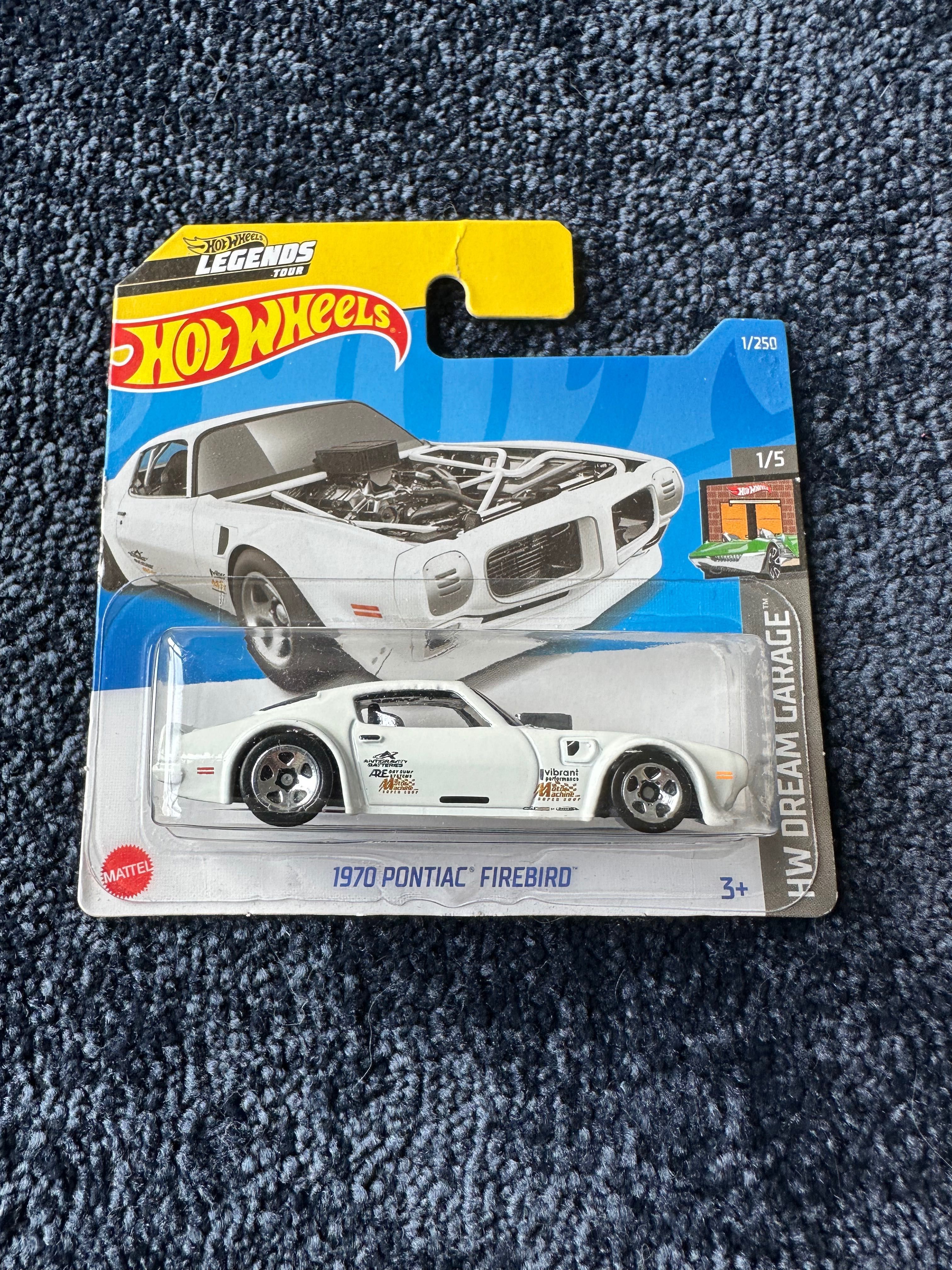 hot wheels legends tour 1970 Pontiac firebird biały