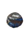Osłona pokrowiec na koło zapasowe Jeep Wrangler JL Soft Spare tire Cover Z OTWOREM NA KAMERĘ