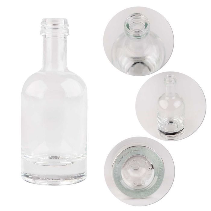 Zestaw 100x Butelka szklana TADEK 50ml na nalewki oliwę soki +zakrętki