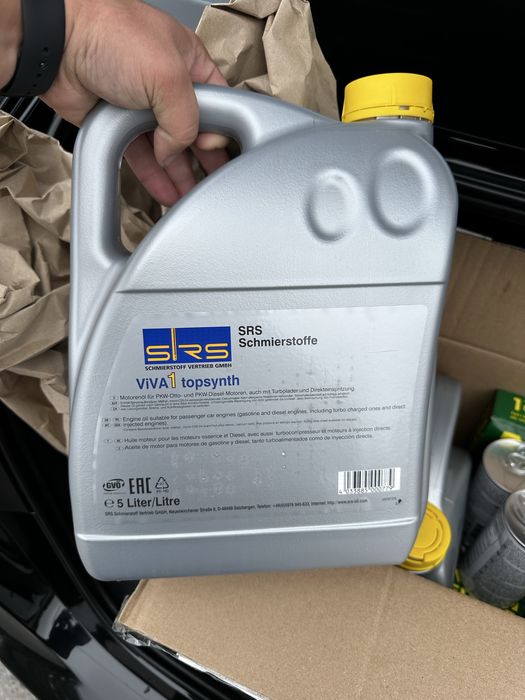 Німецька Моторна олива масло SRS VIVA 1 topsynth 5W-40 (5L)
