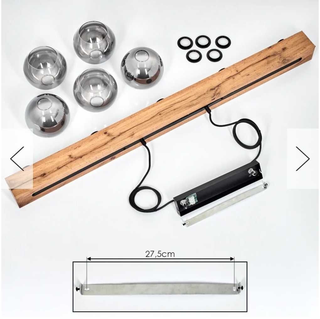 Lampa wisząca stołowa 5-punktowa