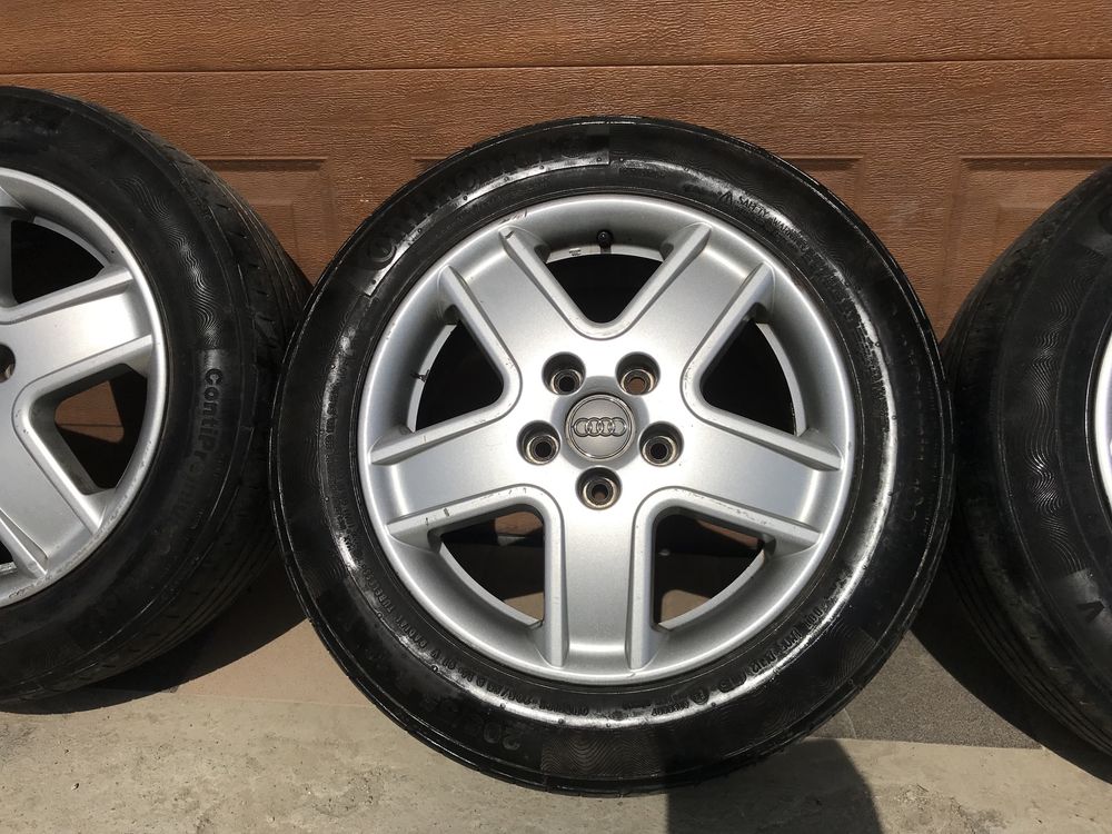 Felgi 5x112 AUDI/VW/SKODA 205/55/16 + Opony Lato