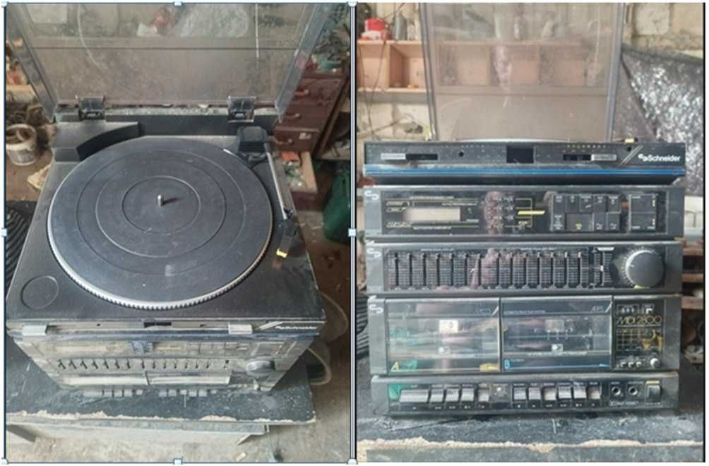 - Schneider MiDi - 2800 - Gramofon,Radio, Wzmacniacz,Odtwarzanie Kaset