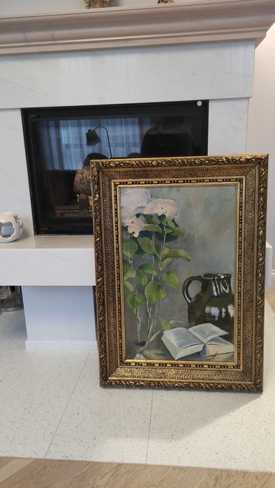 Obraz olejny martwa natura