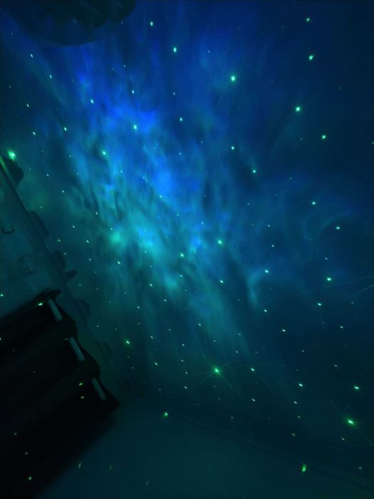 Lâmpada LED Projeção: Céu Estrelado, Efeito Nebula