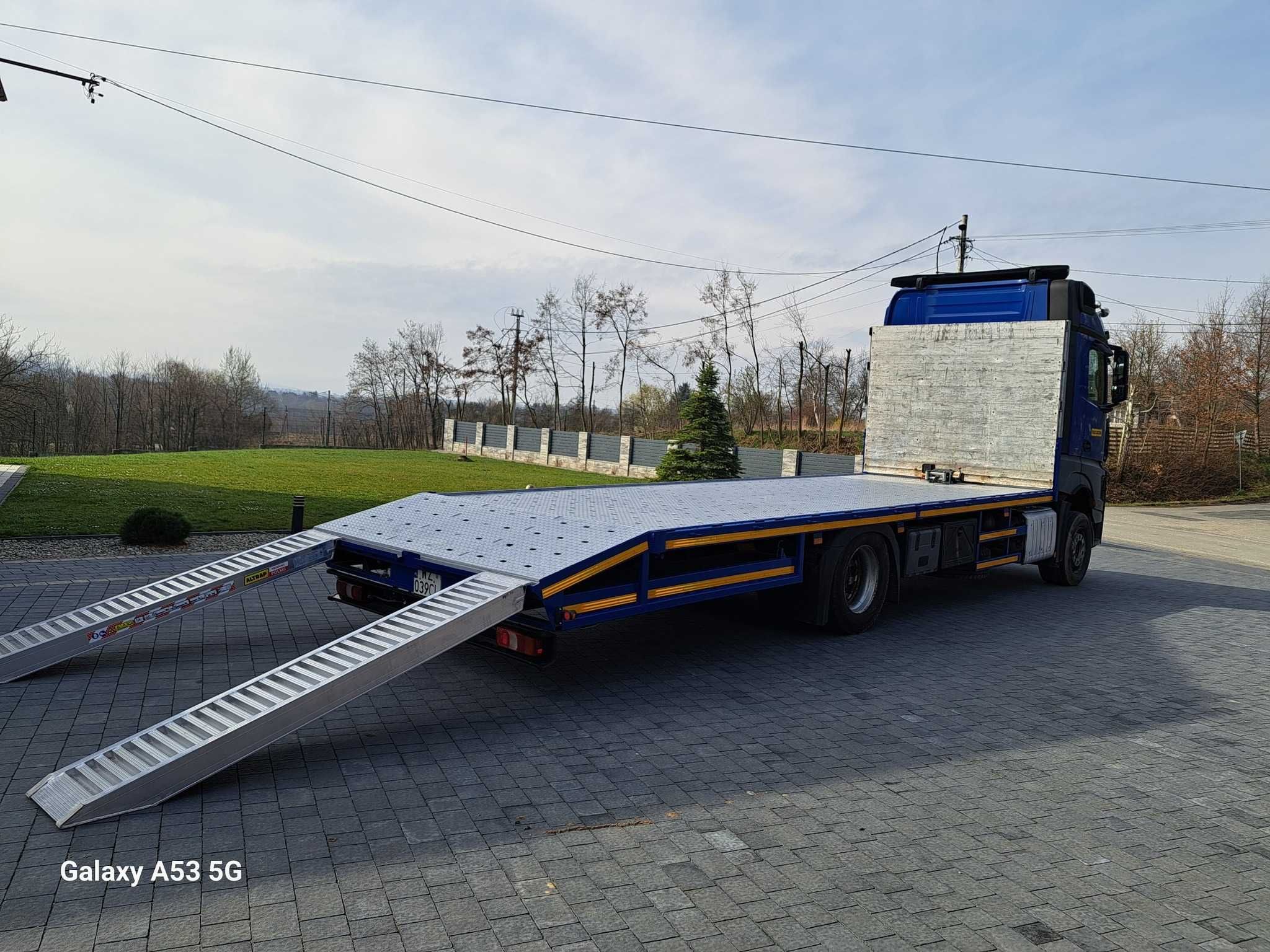 Autolaweta , Pomoc drogowa Transport maszyn budowlanych, rolniczych