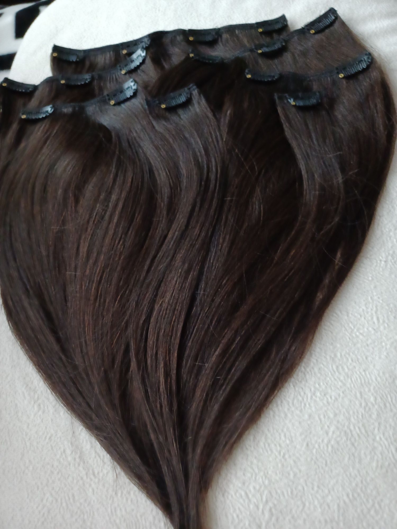 Włosy naturalne Clip in 38cm