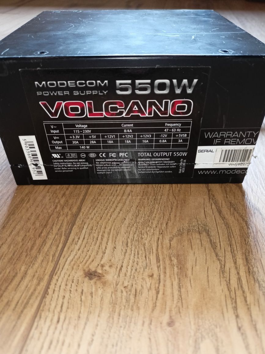 Zasilacz Modecom Volcano 550W