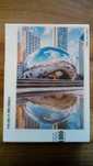 Puzzle drewniane 1000 Chicago z sortownikiem i plakatem wooden