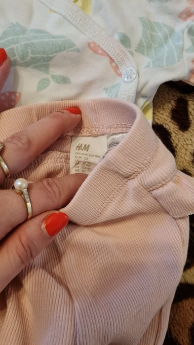Zestaw ubranek 50 56 H&M dziewczynka