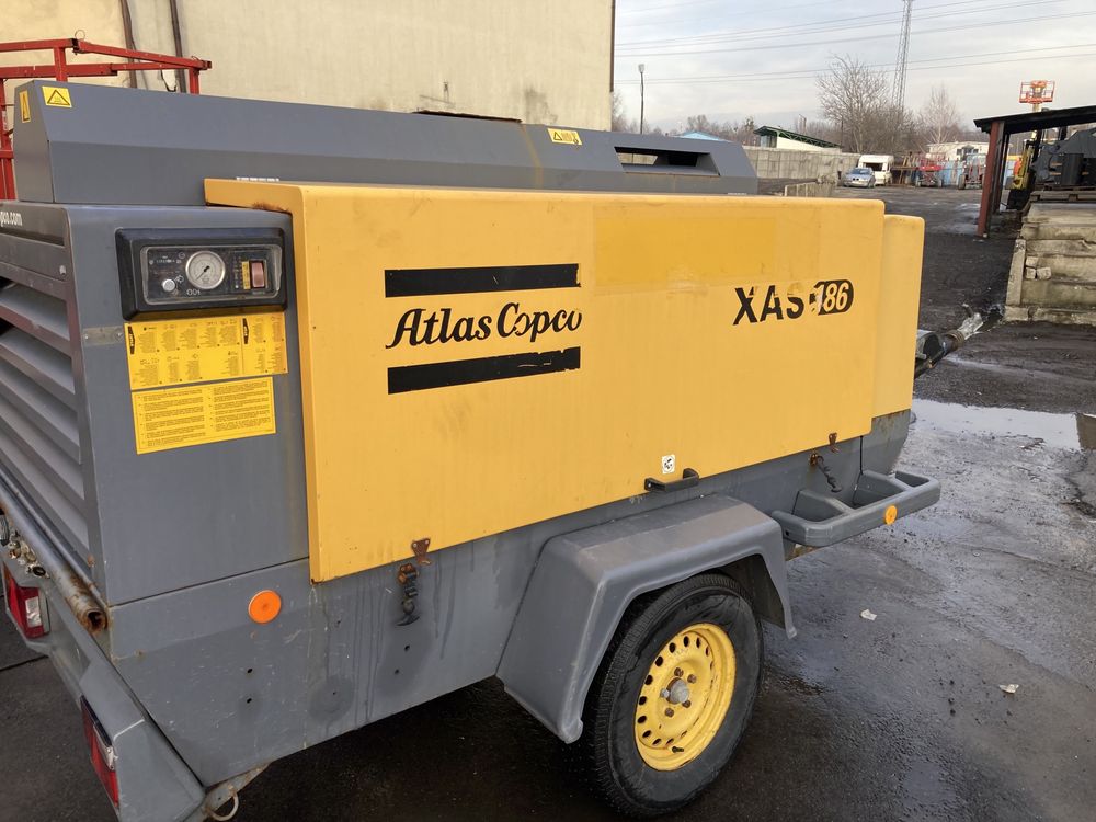 Kompresor sprężarka Atlas Copco xas 186
