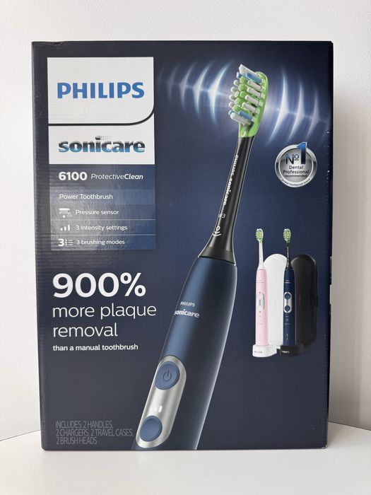 Набір зубних щіток PHILIPS Sonicare ProtectiveClean 6100 HX6462/71