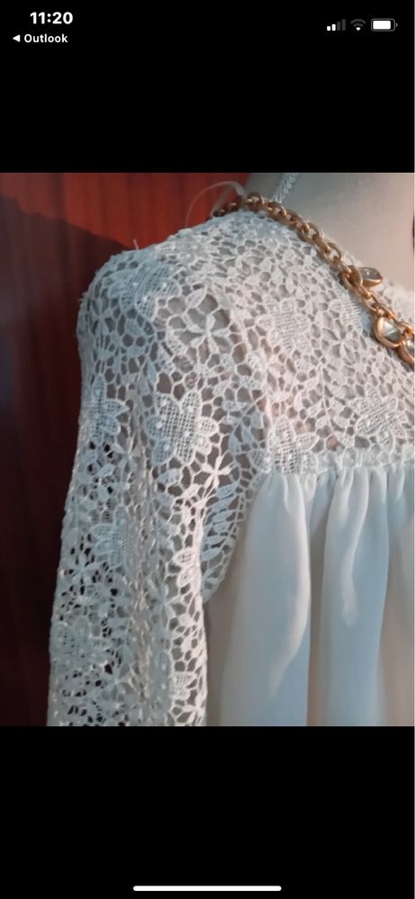 Blusa de mulher rendada