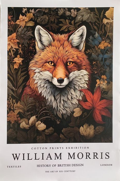 Gobelin na płótnie HD/Obrazek/William Morris/Fox