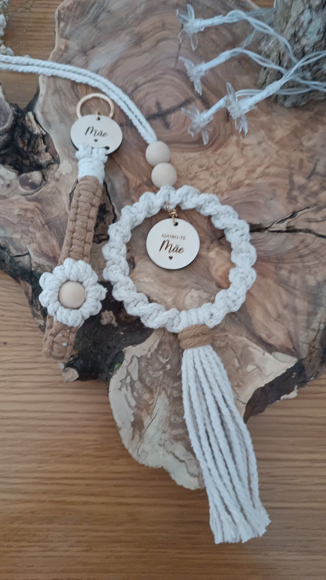 Conjunto em macramé ESPECIAL MÃE